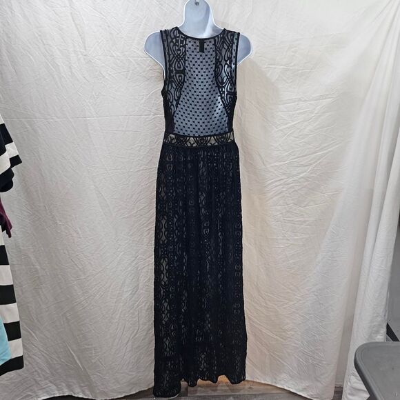 Y2K 2000s grunge windsor lace backless maxi formal dress - Picture 3 of 5